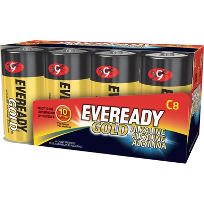 Alkaline Battery "C" Size 8 per Pack