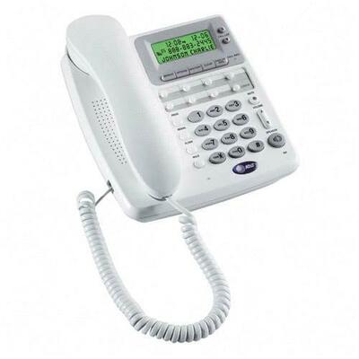 Speakerphone CID/Call Wait Trilingual Data Port White