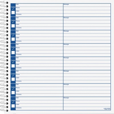 Voice Mail Log Book 7