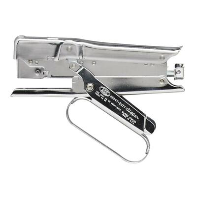 Heavy-Duty Clipper Stapler 140 Staple Capacity Chrome