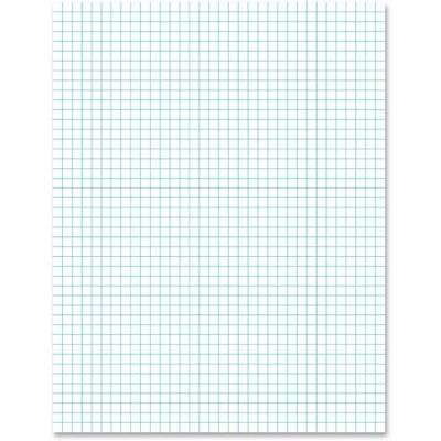 2-Sided Quadrille PadsRuled 4x4Sq/Inch50 Sht8-1/2"x11"WE