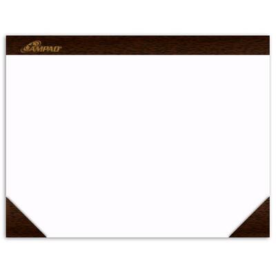 Desk Pad 50 Sheets/Pad 22"x17" Plain Paper/Woodgrain