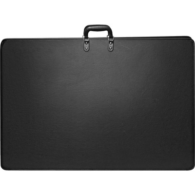 Art Portfolio Padded HandlesSteel Cleats36"x3"x24"Black