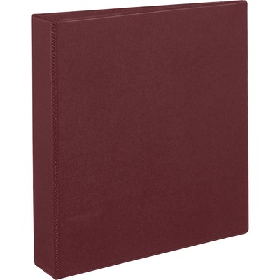 3-Ring EZD Binder 1-1/2"Capacity 8-1/2"x11" Maroon