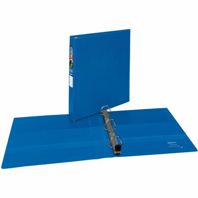 3-Ring EZD Binder 1" Capacity 8-1/2"x11" Blue