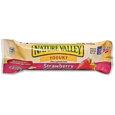 Granola Bars Yogurt Coating 16/BX Strawberry