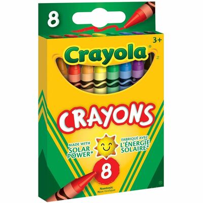 Crayons Tuck Box Permanent/Waterproof Nontoxic 8/BX