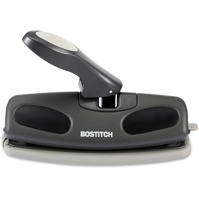 Adjustable 3-7 Hole Punch 25 Sheet Capacity Black