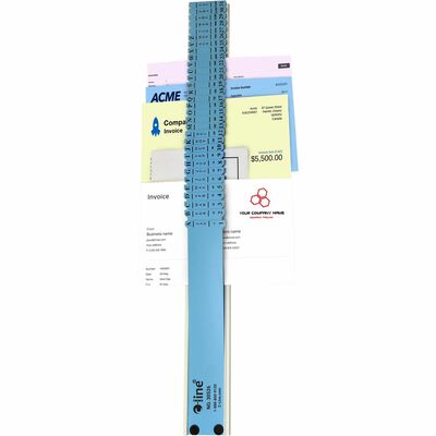 All-Purpose Sorter 2-1/2"x23-1/2"x3/4" Sky Blue/Platinum