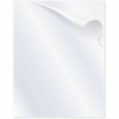 Colored Project Folders 11"x8-1/2" 25/BX Clear