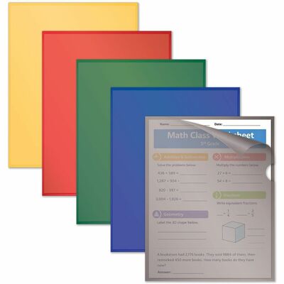 Colored Project Folders 11"x8-1/2" 25/BX Assorted
