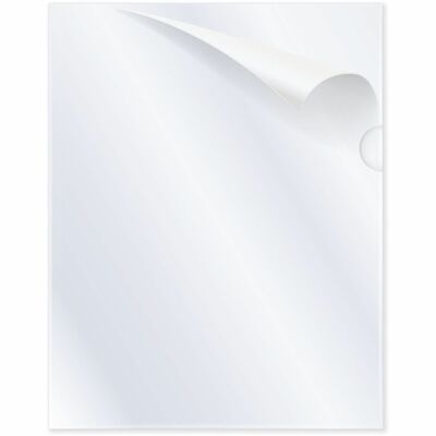 Folders Antimicrobial 11"x8-1/2" 25/BX Clear Frosted