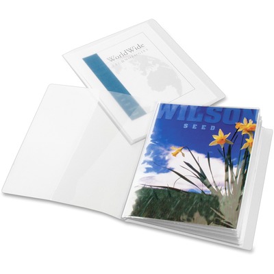 Showfile Display Book 12 Pocket Letter Size Clear