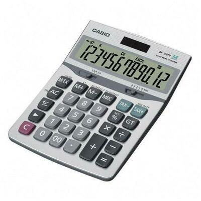 Desktop Calculator12-DigitTax/Exchange4-5/8"x5-1/2"x1/4"<br>