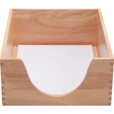 Desk Tray Wood 5" Deep Letter Oak