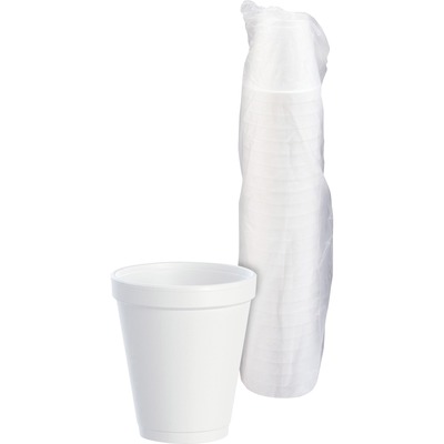 Insulated Styrofoam Cup 8 Oz 1000/CT White