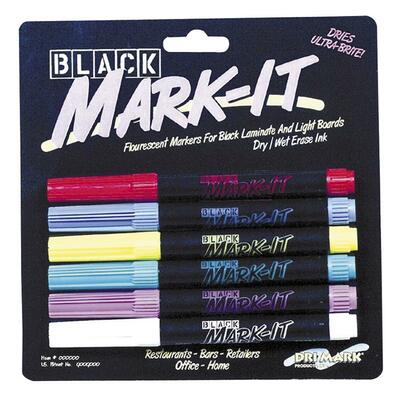 Dry-Erase Markers Single Tip Bullet Point 6/ST Assorted