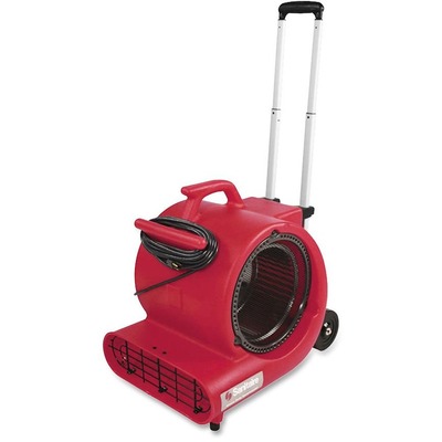 Air Mover Wheels and Handle 3 Speed 1/2 HP 20' Cord Red
