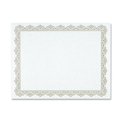 Blank Certificate 11"x8-1/2" 25 per Pack Gold Border