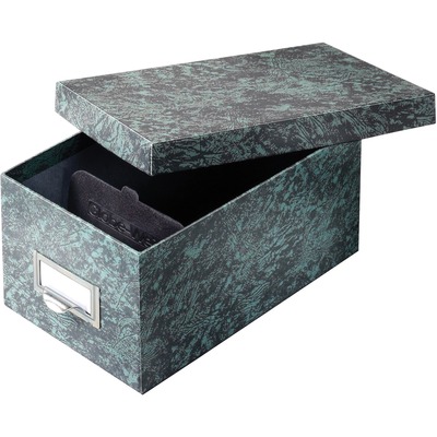 Agate Card File 1000 Card Capacity 4"x6" Green