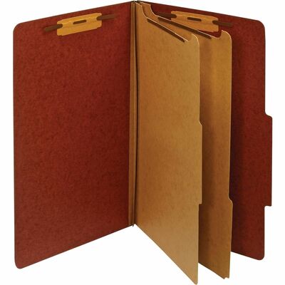 Classification Folder 2 Partitions Legal Red