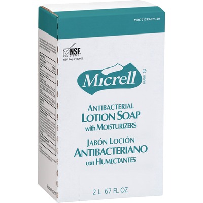 Antibacterial Lotion Soap Refill 2000 mL Amber<br>AMBER<br>Sold by theEA<br>4 EA/CT