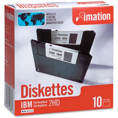 3-1/2" Diskettes Formatted PC Format 1.44MB DS-HD