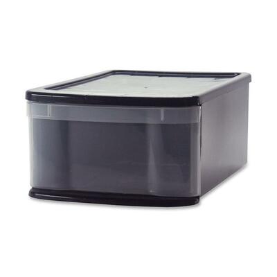 Stacking Drawer 4 Gallon 11-7/8"x17-1/2"x7-1/8" Black