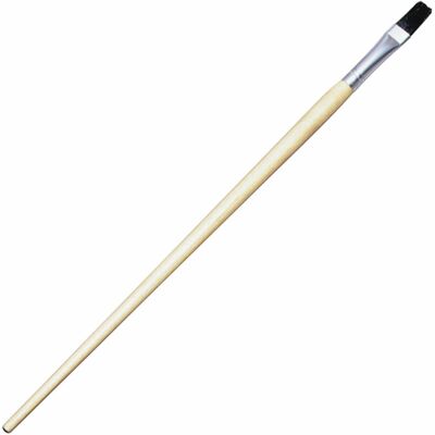 Easel Board Paint Brush 1/2" Bristles Natural Wood Handle