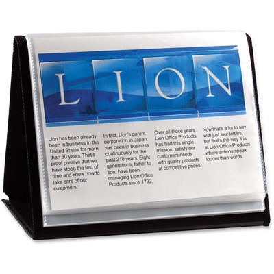 Flip-N-Tell Horizontal Easel 11"x8-1/2" Black