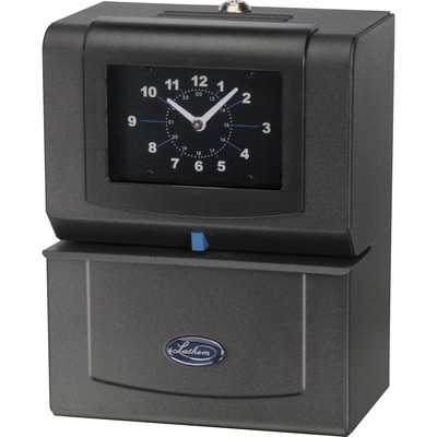 Automatic Time Clock Month/Date/AM/PM/Minutes Charcoal