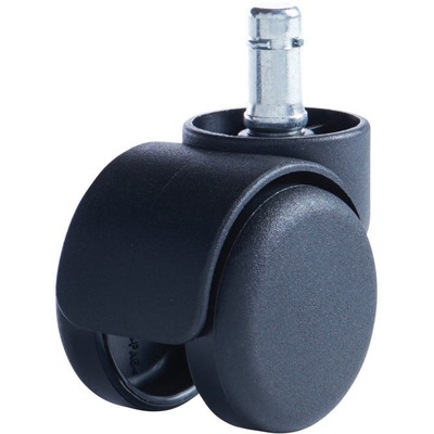 Casters B Stem/H Wheel Oversize Neck 7/16"x7/8" Black