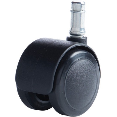 Casters B Stem/S Wheel Standard Neck 7/16"x7/8" Black