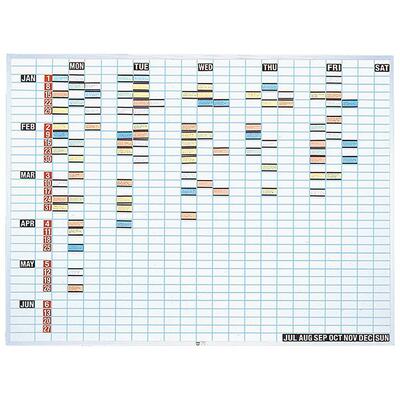 Magnetic Board,200 Mgntc Holders,1000 Data Cards,36"x48",WE