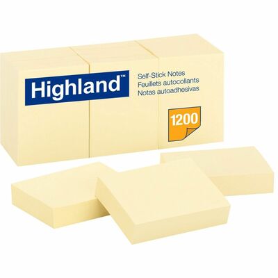 Plain Self Sticking Highland Notes 1-1/2