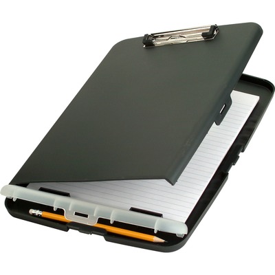 ClipboardStorage Box10-1/2"x14-1/2"x1-1/4"Charcoal