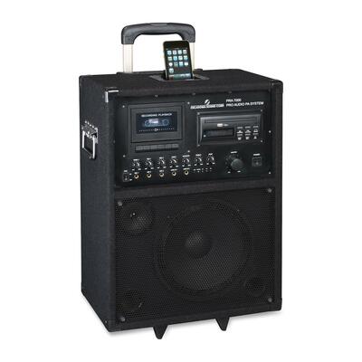 AudioWireless100 WattsBuilt-in CD/CassetteBlack