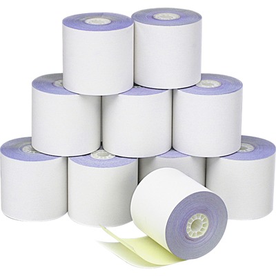 2 Ply Self-Contained Financial Rolls 2-1/4" WE/CA