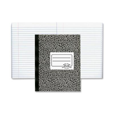 Composition Book College Ruling w/Margin10"x7-7/8" Black