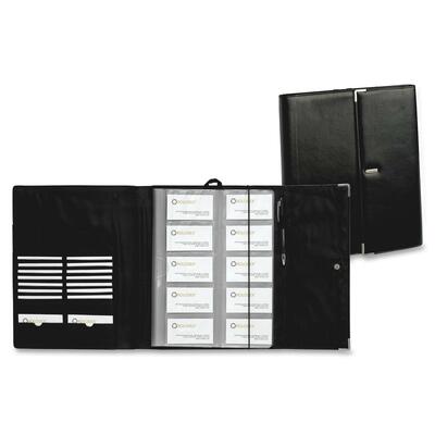 Business Card Book240 Capacity1-3/10"x12-1/2"x10-1/2"BK