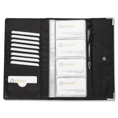 Business Card Book 96 Capacity 5-1/2"x4/5"x10" Black