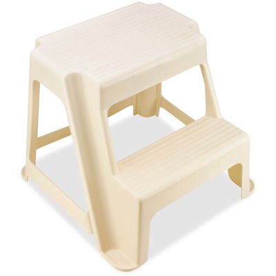 2 Step Stool 18-1/2"x18-1/4"x16" Almond