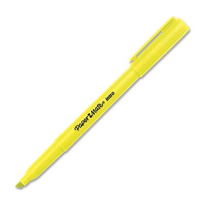 Accent Intro Highlighters Chisel Tip Fluorescent Yellow
