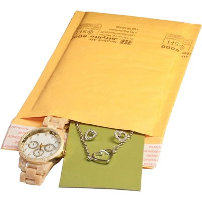 Cushioned Mailer Self Seal Size 000 4"x8" Kraft_1