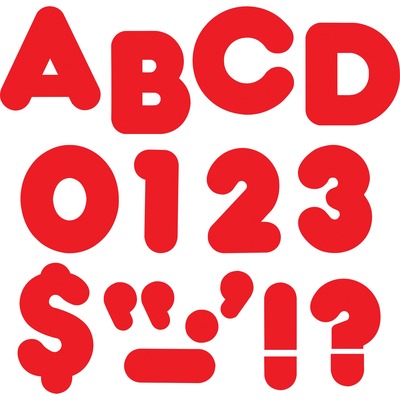 Casual Style 2" Ready Letters Red