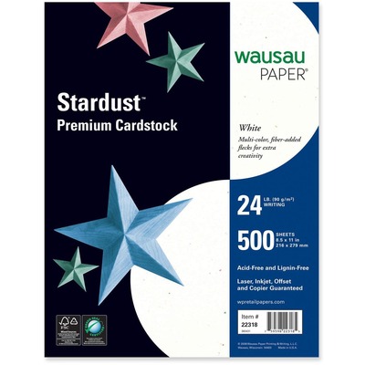 Astrobright Paper 24Lb 8-1/2"x11" 500/RM Stardust White