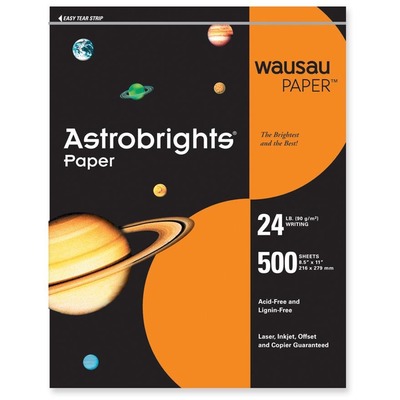 Astrobright Paper 24Lb 8-1/2"x11" 500/RM Cosmic Orange