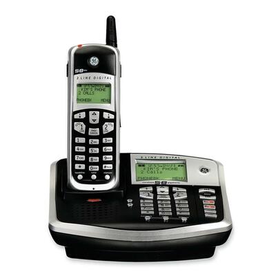 Phone System5.8GHz2-LineExpandable to 8 HandsetBK/SR