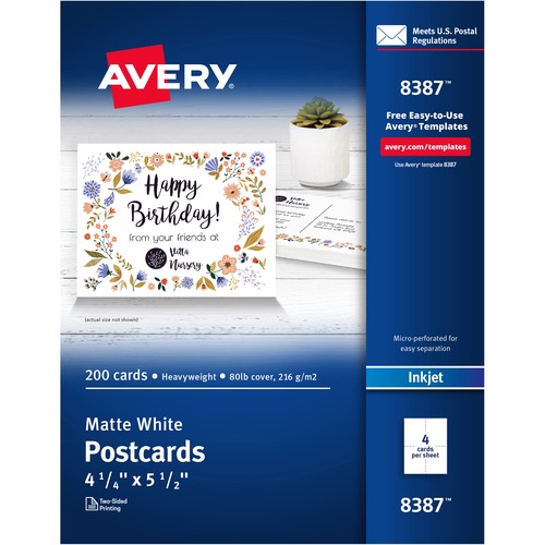 Avery Invitation Card