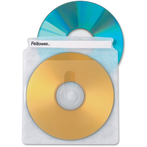 Fellowes Fellowes Double-Sided CD/DVD Sleeves - 50 pack